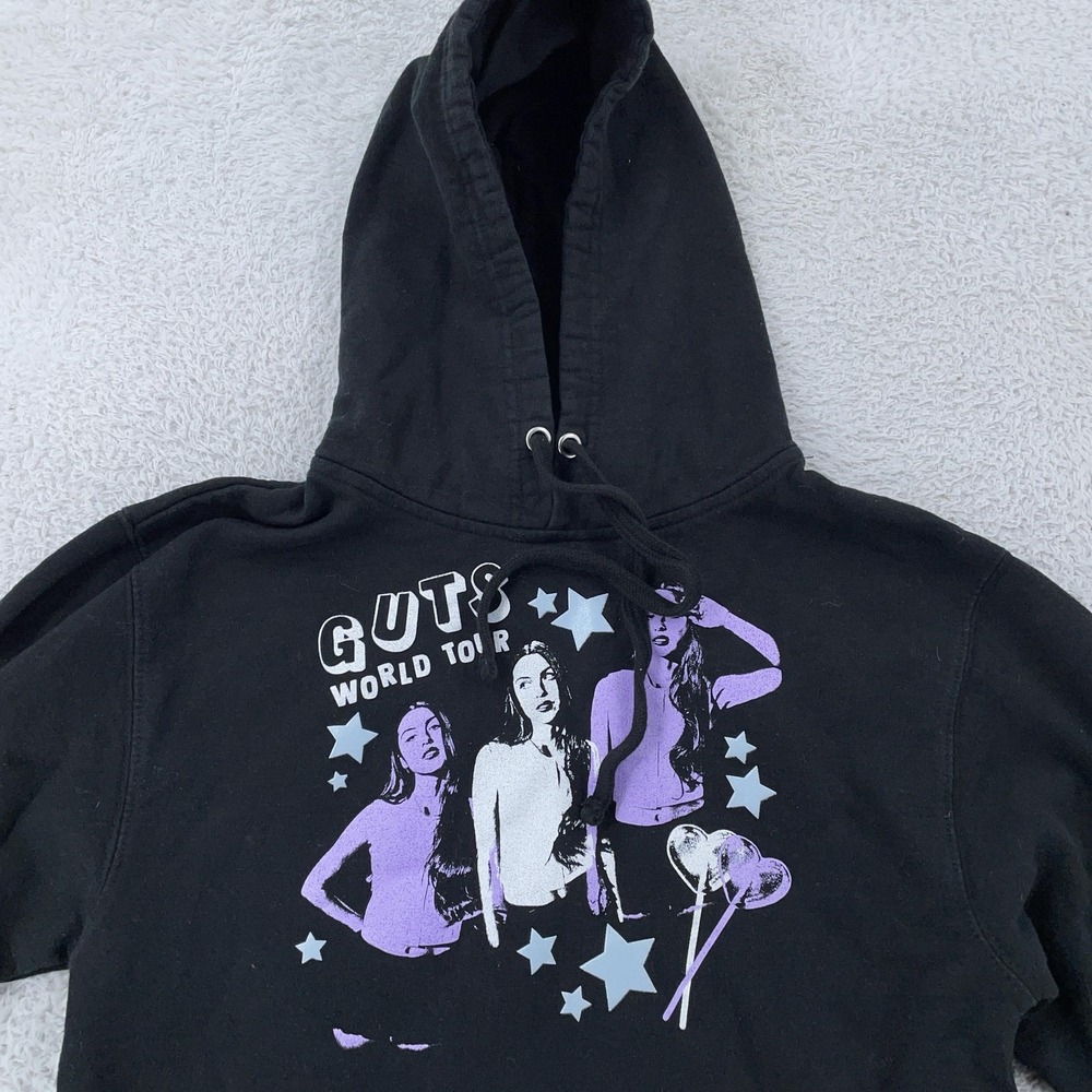 Olivia Rodrigo Spill ur‎ GUTS World Tour Hoodie Womens Small Sweatshirt Concert